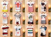 CAMISETAS EM ALGODÃO VÁRIOS MODELOS